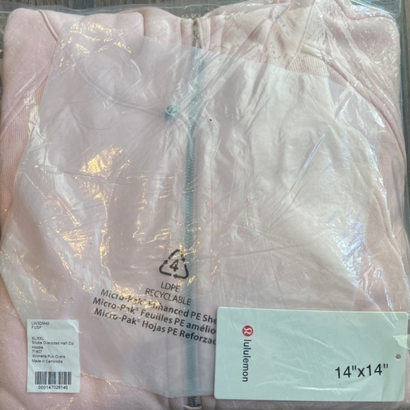 Lululemon scuba hoodie flush pink xl/xxl. NWT. - Picture 10 of 11